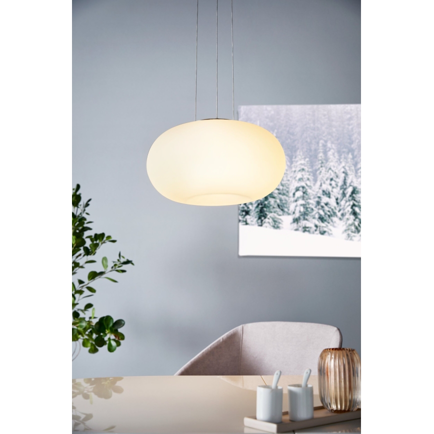 Eglo 33766 - LED RGBW himmennettävä riippuvalaisin OPTICA-C LED/22W/230V 2700-6500K halkaisija 37,5 cm