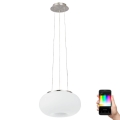 Eglo 33766 - LED RGBW himmennettävä riippuvalaisin OPTICA-C LED/22W/230V 2700-6500K halkaisija 37,5 cm