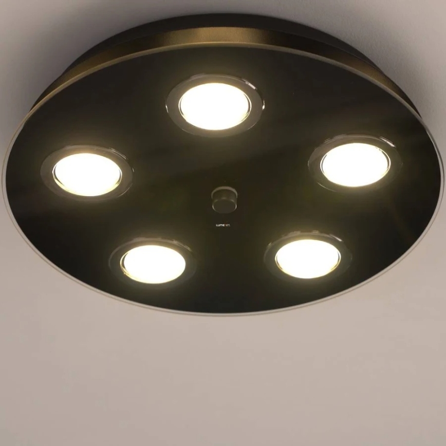 Eglo 33805 - LED-kattovalaisin GRATTINO 5xGU10/2,8W/230V