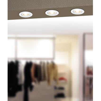 Eglo 33978 - Himmennettävä LED-upotettava kattospotti SALICETO LED/4W/230V IP23