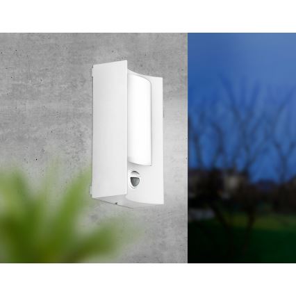 Eglo 34006 - LED-ulkoseinävalaisin anturilla CASILDA LED/6W/230V IP44