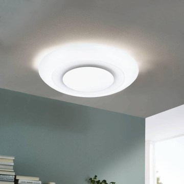 Eglo 34022 - LED RGBW himmennettävä kattovalaisin BATIDA LED/20W/230V 3000-6500K Ø 49 cm + kaukosäädin