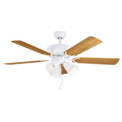 Eglo 35076 - Kattotuuletin LAS PALMAS 3xE27/40W/230V ruskea