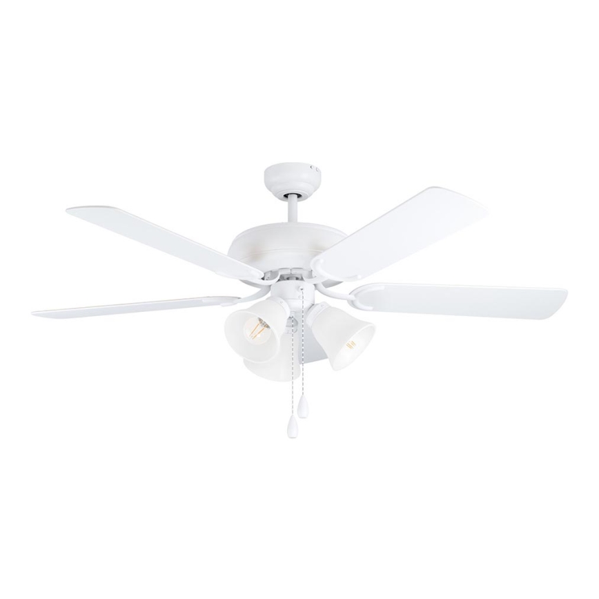Eglo 35076 - Kattotuuletin LAS PALMAS 3xE27/40W/230V valkoinen