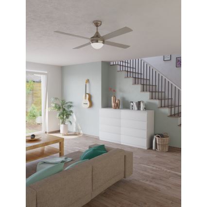 Eglo 35083 - Kattotuuletin VARADERO 2xE27 / 7W / 230V + kaukosäädin