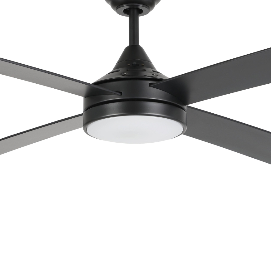 Eglo 35085 - LED-himmennettävä kattotuuletin TRINIDAD LED / 20W / 230V + kaukosäädin musta