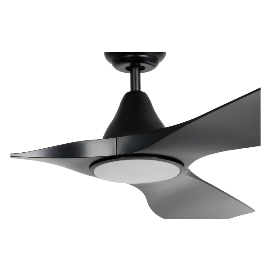 Eglo - LED-kattotuuletin LED/20W/230V 3000/4000/5000K Ø 132 cm musta + kaukosäädin