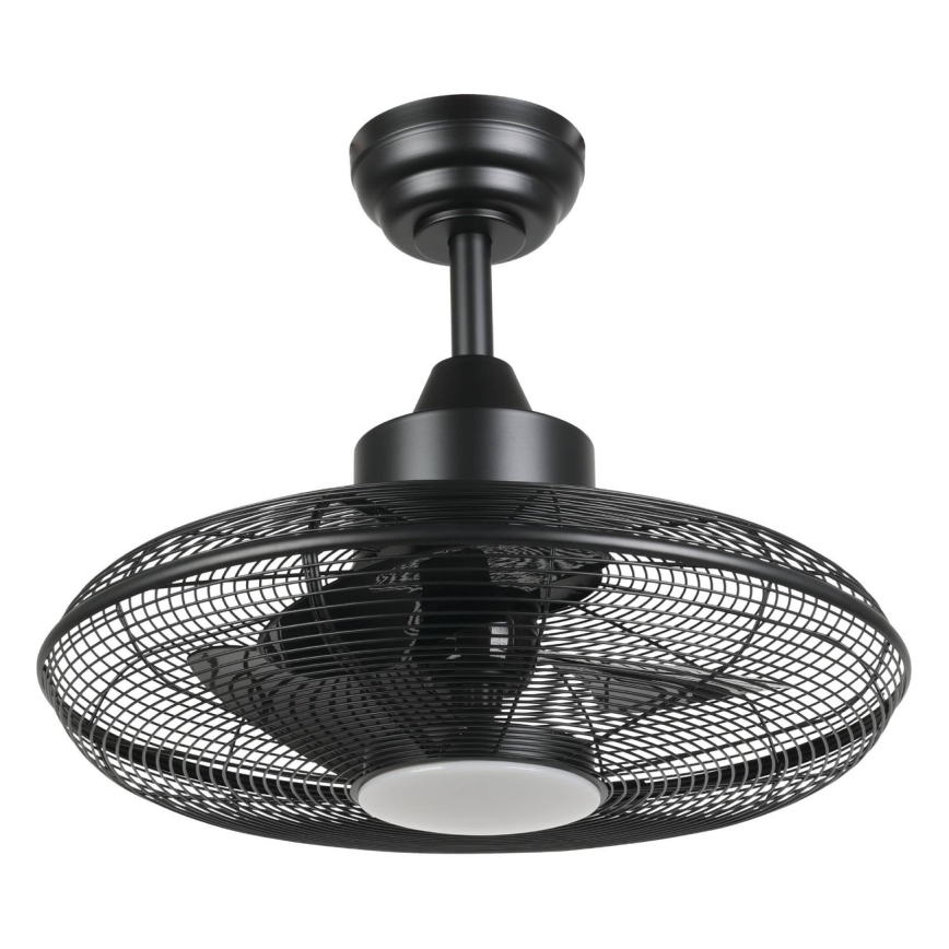 Eglo - LED-kattotuuletin LED/15W/230V 3000/4000/5000K Ø 53 cm musta + kaukosäädin