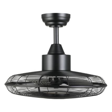 Eglo - LED-kattotuuletin LED/15W/230V 3000/4000/5000K Ø 53 cm musta + kaukosäädin
