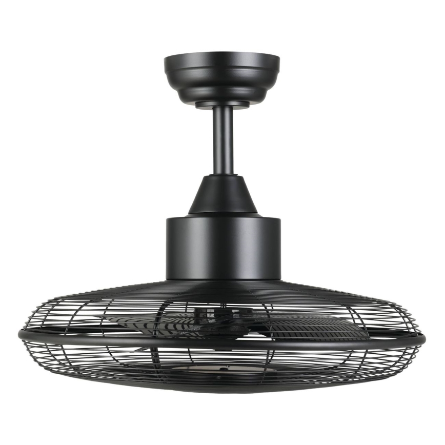 Eglo - LED-kattotuuletin LED/15W/230V 3000/4000/5000K Ø 53 cm musta + kaukosäädin