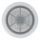 Eglo - LED Himmennettävä kattotuuletin LED/25,5W/230V harmaa + kauko-ohjaus