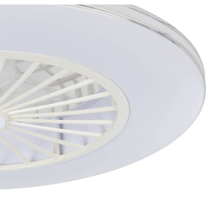 Eglo - Himmennettävä LED-kattotuuletin 3xLED/12,6W/230V 2700-6500K halkaisija 55 cm valkoinen + kaukosäädin