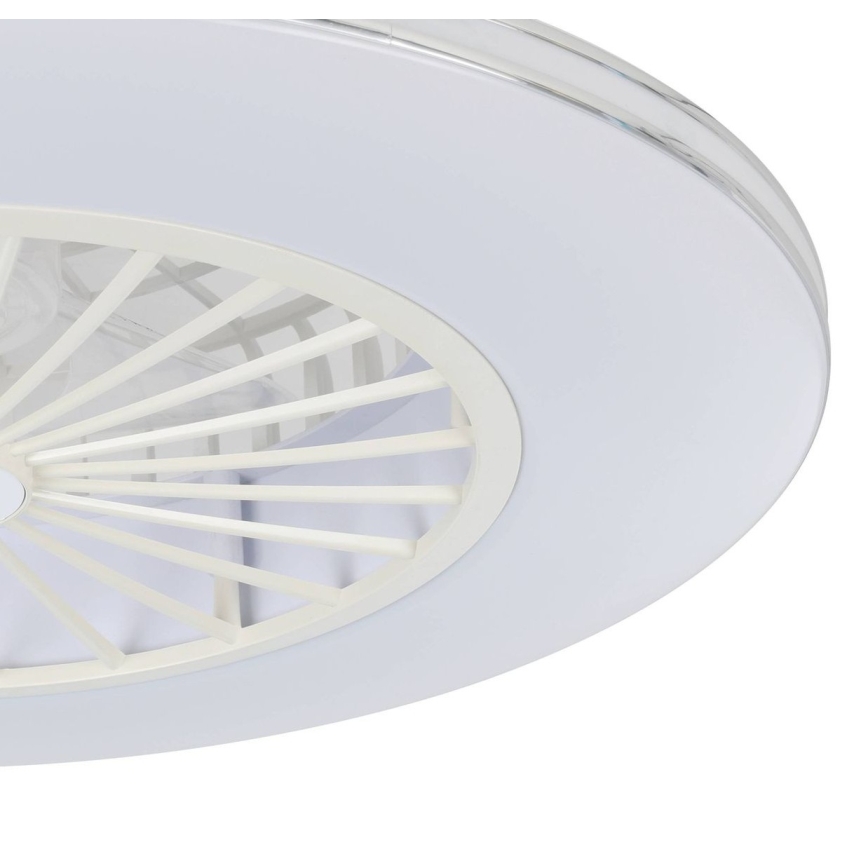 Eglo - Himmennettävä LED-kattotuuletin 3xLED/12,6W/230V 2700-6500K halkaisija 55 cm valkoinen + kaukosäädin