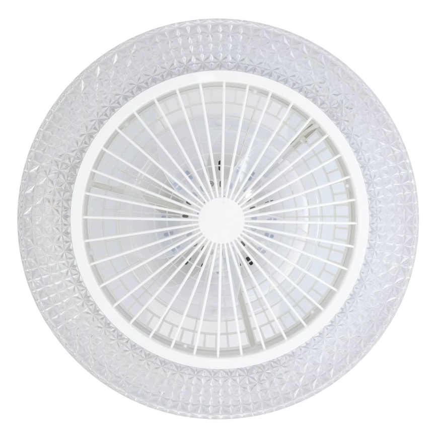 Eglo - Himennettävä LED-kattotuuletin 3xLED/12,6W/230V 2700-6500K halkaisija 55 cm valkoinen + kaukosäädin
