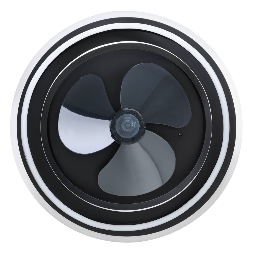 Eglo - himmennettävä LED-kattotuuletin 4xLED/9W/230V 2700-6500K Ø 50 cm musta + kaukosäädin