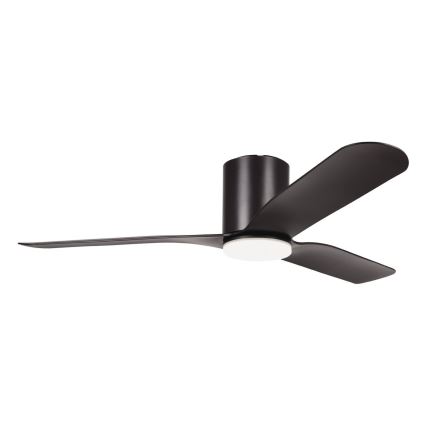 Eglo - himmennettävä LED-kattotuuletin LED/17W/230V 3000/4000/5000K Ø 132 cm musta + kaukosäädin