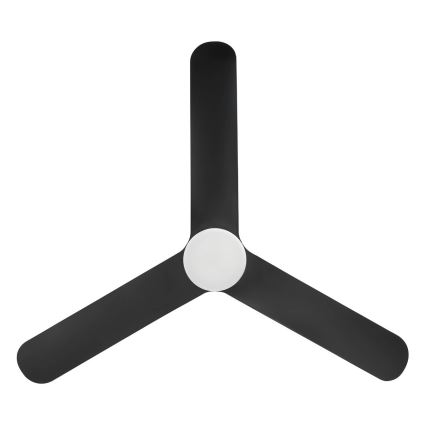 Eglo - himmennettävä LED-kattotuuletin LED/17W/230V 3000/4000/5000K Ø 132 cm musta + kaukosäädin