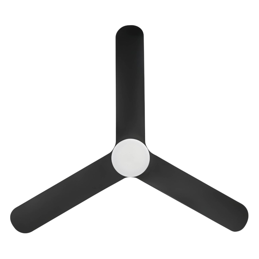 Eglo - himmennettävä LED-kattotuuletin LED/17W/230V 3000/4000/5000K Ø 132 cm musta + kaukosäädin
