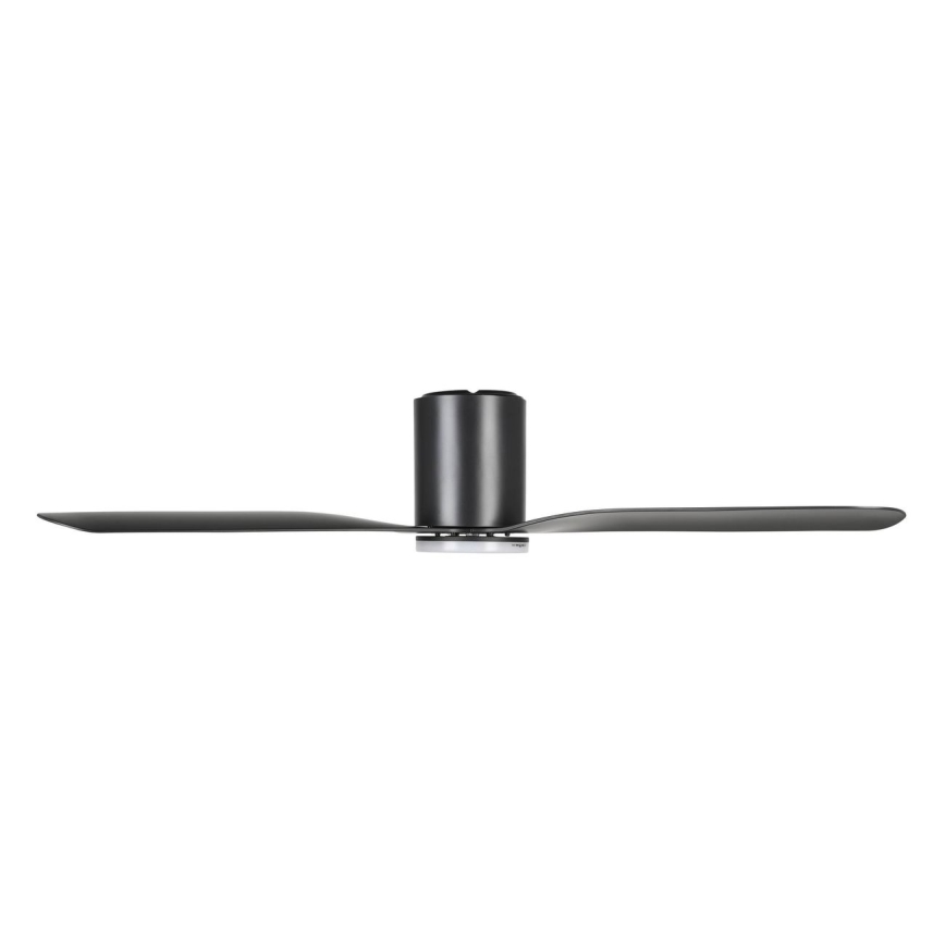 Eglo - himmennettävä LED-kattotuuletin LED/17W/230V 3000/4000/5000K Ø 132 cm musta + kaukosäädin
