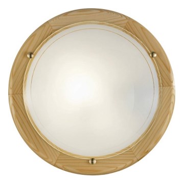 Eglo 3894 - UFO-kattovalaisin 2xE27/60W/230V Ø 38 cm mänty