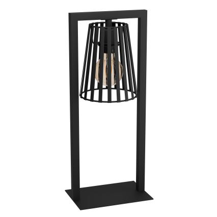 Eglo - Pöytävalaisin 1xE27/40W/230V musta