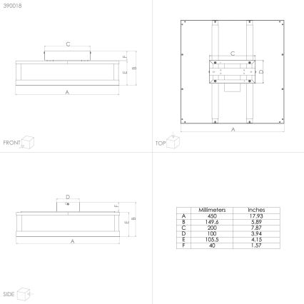 Eglo - Himmennettävä LED-kattovalaisin LED/29,4W/230V 2700-6500K musta + kauko-ohjaus