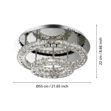 Eglo - LED-kattovalaisin LED/30,5W/230V