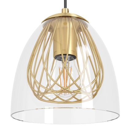 Eglo - Kattokruunu johdossa 1xE27/40W/230V kulta