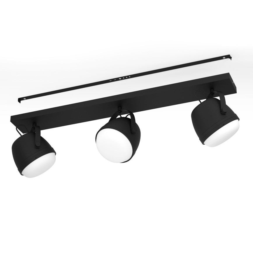 Eglo - Kohdevalo 3xE27/28W/230V musta