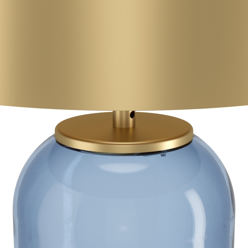 Eglo - Pöytävalaisin 1xE27/40W/230V kulta/sininen