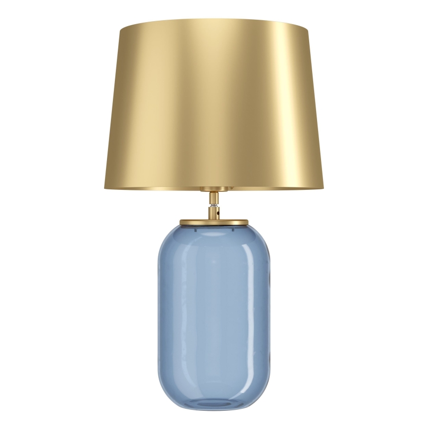 Eglo - Pöytävalaisin 1xE27/40W/230V kulta/sininen