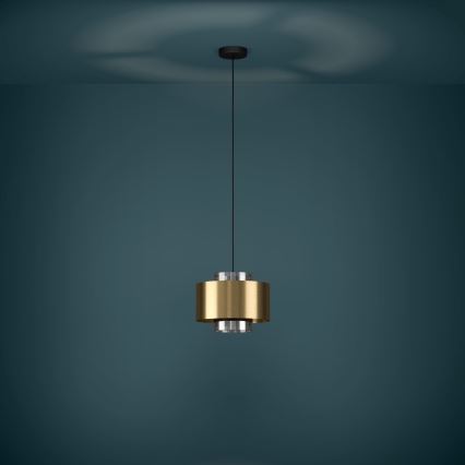 Eglo - Kattokruunu johdossa 1xE27/40W/230V kulta