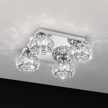 Eglo 39009 - LED-kattovalaisin CORLIANO 4xLED/5W/230V