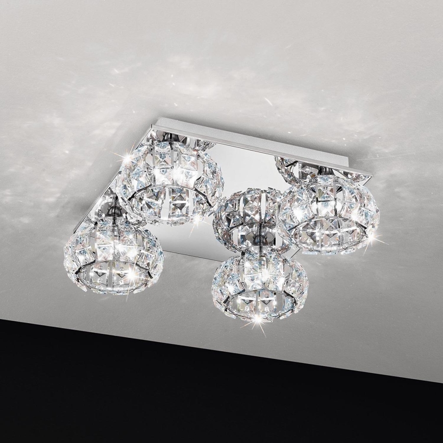 Eglo 39009 - LED-kattovalaisin CORLIANO 4xLED/5W/230V