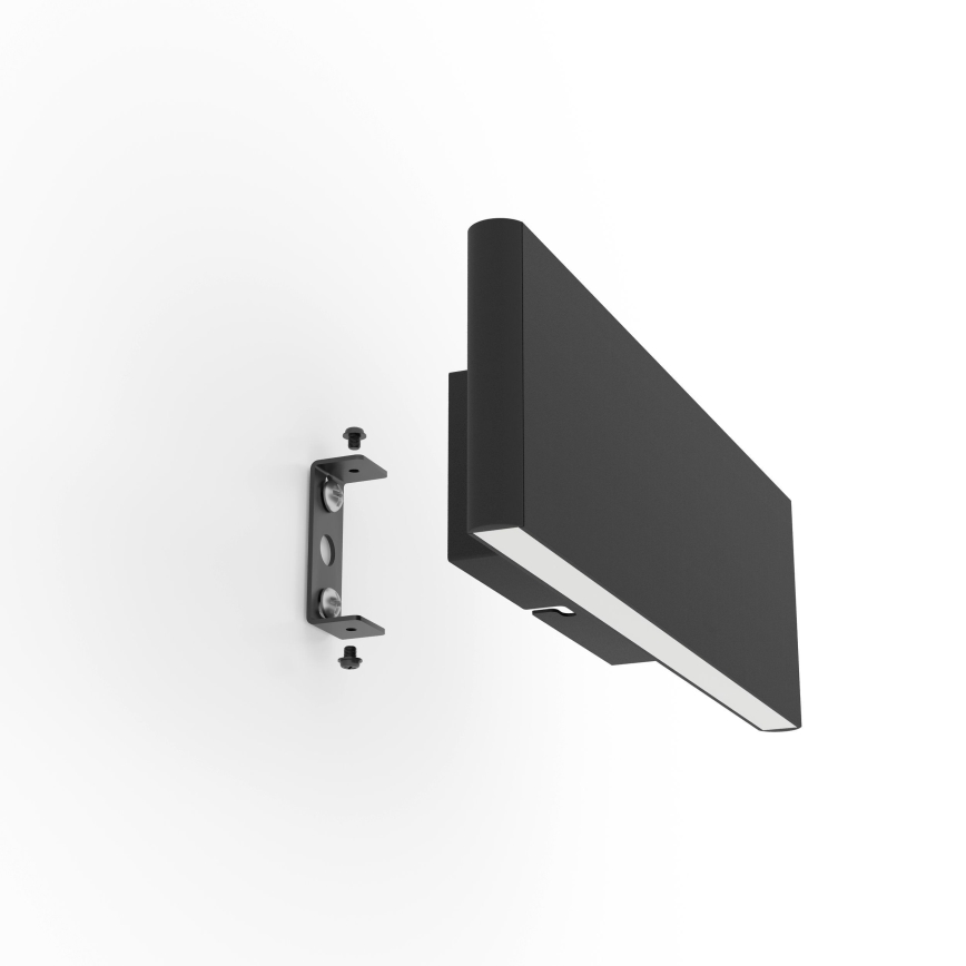 Eglo - LED-seinävalaisin 2xLED/5,4W/230V 3000K musta