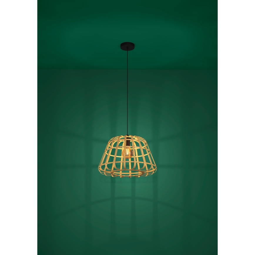 Eglo - Kattokruunu johdossa 1xE27/40W/230V halkaisija 50 cm bambu