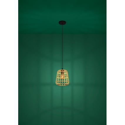 Eglo - Kattokruunu johdossa 1xE27/40W/230V halkaisija 24 cm bambu