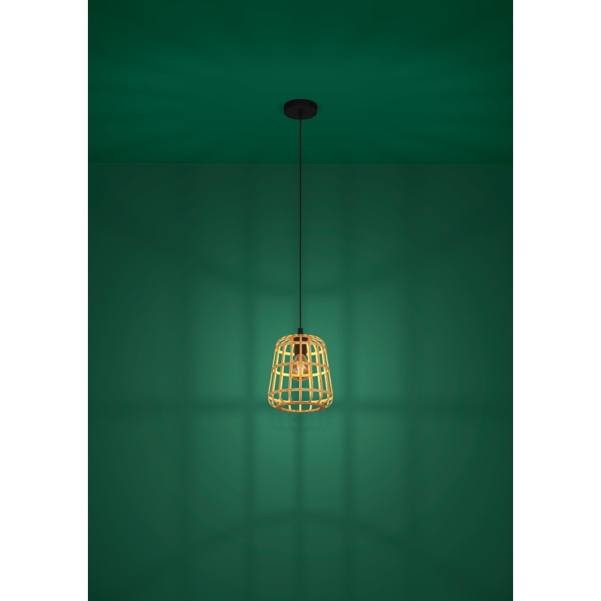 Eglo - Kattokruunu johdossa 1xE27/40W/230V halkaisija 24 cm bambu