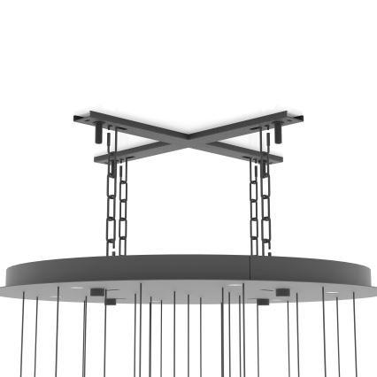 Eglo - Himmennettävä LED-kattokruunu johdossa 6xLED/4,2W/230V 3000K läpinäkyvä