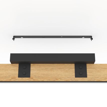 Eglo - Himmennettävä LED-kattovalaisin LED/27W/230V 3000K musta/ruskea