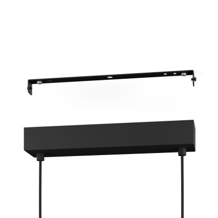 Eglo - Himmennettävä LED-kattokruunu johdossa LED/28,8W/230V 3000K musta/ruskea