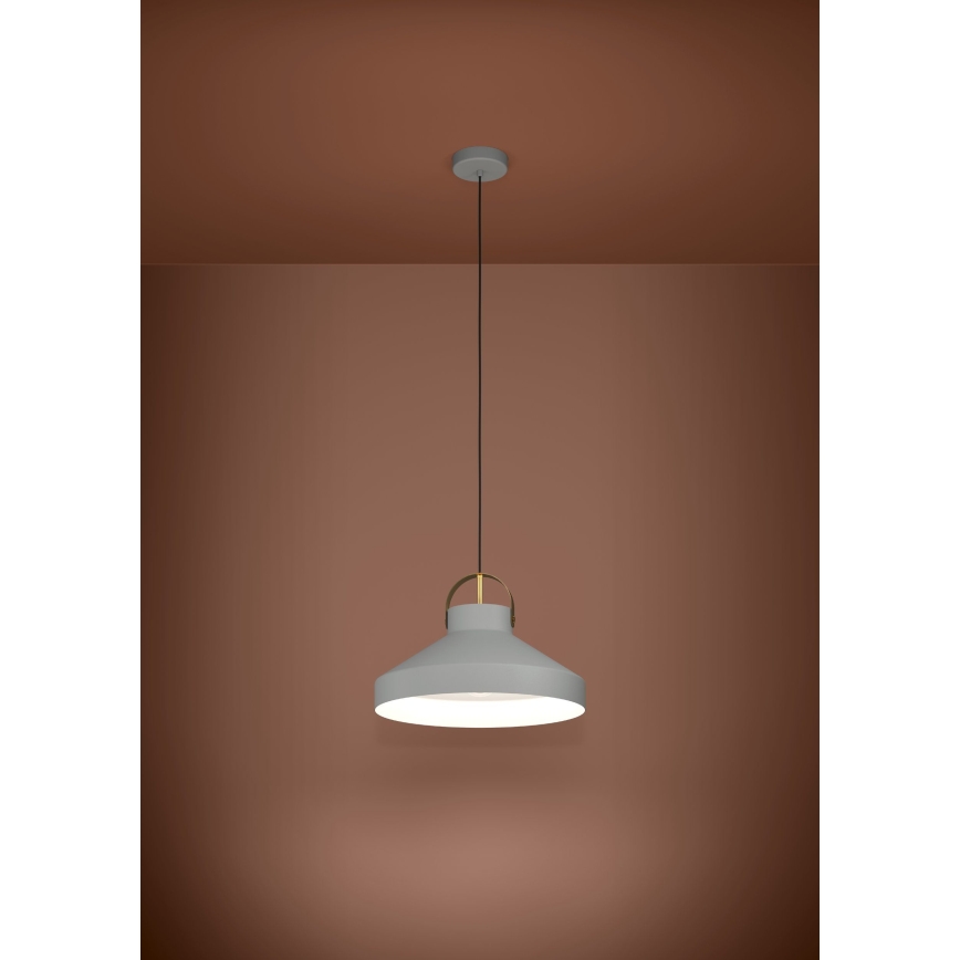 Eglo - Kattokruunu johdossa 1xE27/40W/230V harmaa