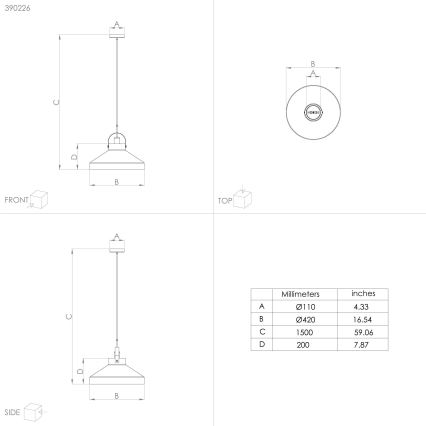 Eglo - Kattokruunu johdossa 1xE27/40W/230V harmaa
