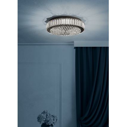 Eglo - Himmennettävä LED-kattovalaisin LED/23,5W/230V 4000K musta