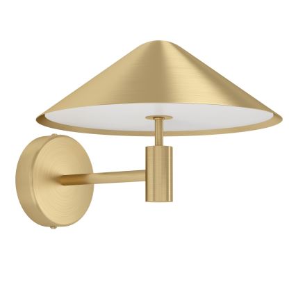 Eglo - LED-seinävalaisin LED/12W/230V 3000K kulta