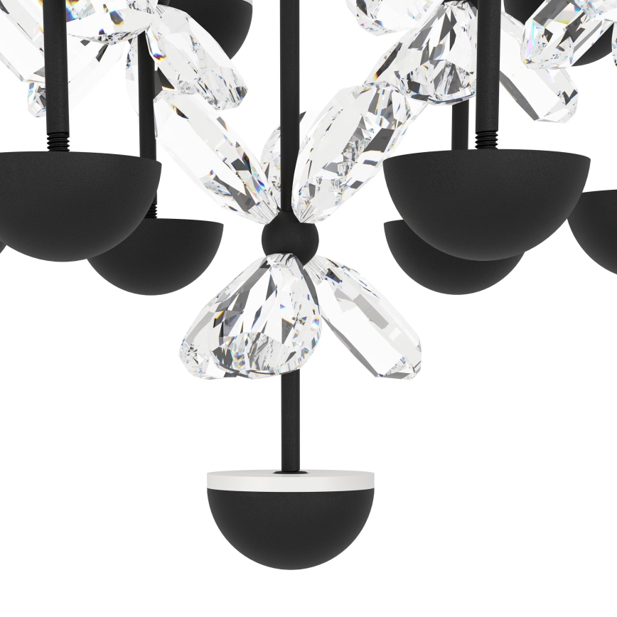 Eglo - Himmennettävä LED-kattokruunu johdossa LED/27W/230V 3000K musta