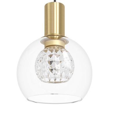 Eglo 390279 - Himmennettävä LED-kattokruunu johdossa 6xLED/5,4W/230V 3000K halkaisija 54 cm kulta