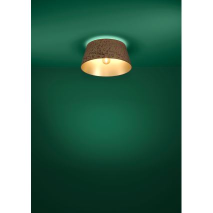 Eglo - Kattovalo 1xE27/25W/230V kulta/vaaleanpunainen