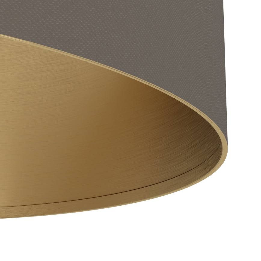 Eglo - Lattialamppu 1xE27/40W/230V ruskea/kulta