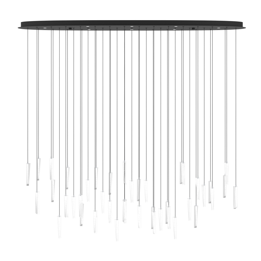 Eglo - Himmennettävä LED-kattokruunu johdossa 8xLED/4,2W/230V 3000K läpinäkyvä